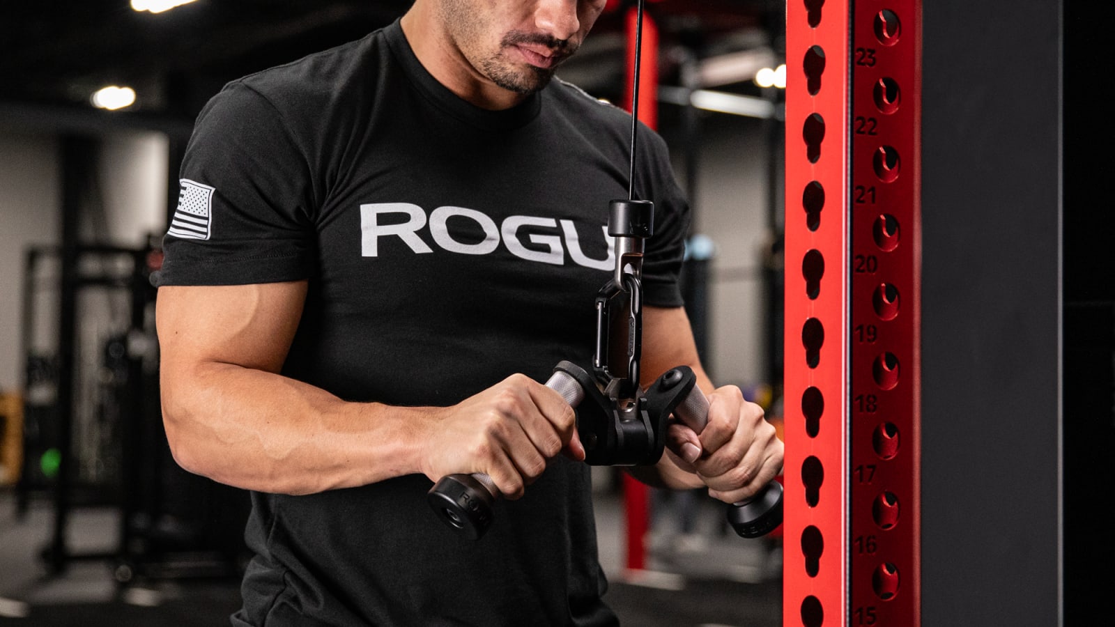 Rogue Rotating V-Grip Cable Attachment | Rogue Fitness